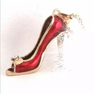 Red Stiletto Necklace
